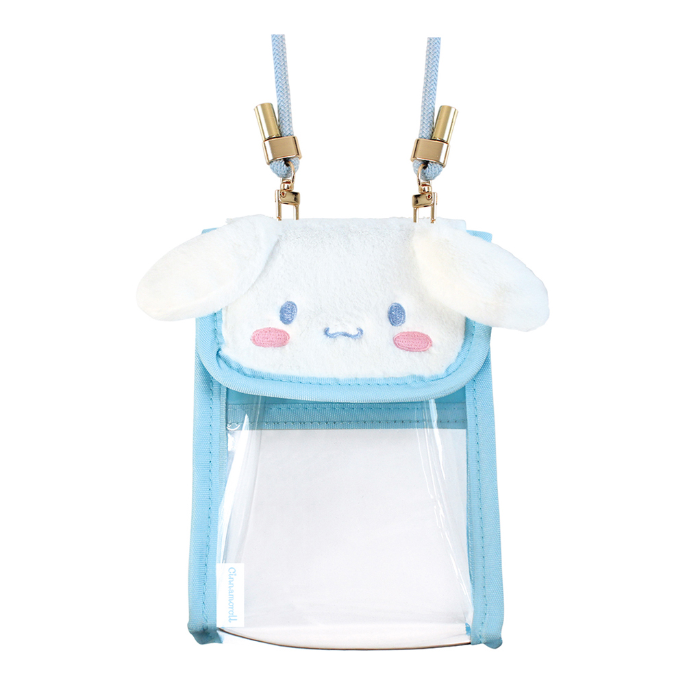 Sanrio Characters Plush Multi Pouch Cinnamoroll