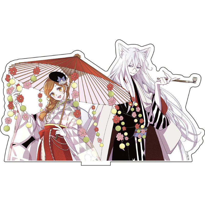 (PO) Kamisama Kiss Original Illustration Big Acrylic Stand 3 Momozono Nanami & Tomoe