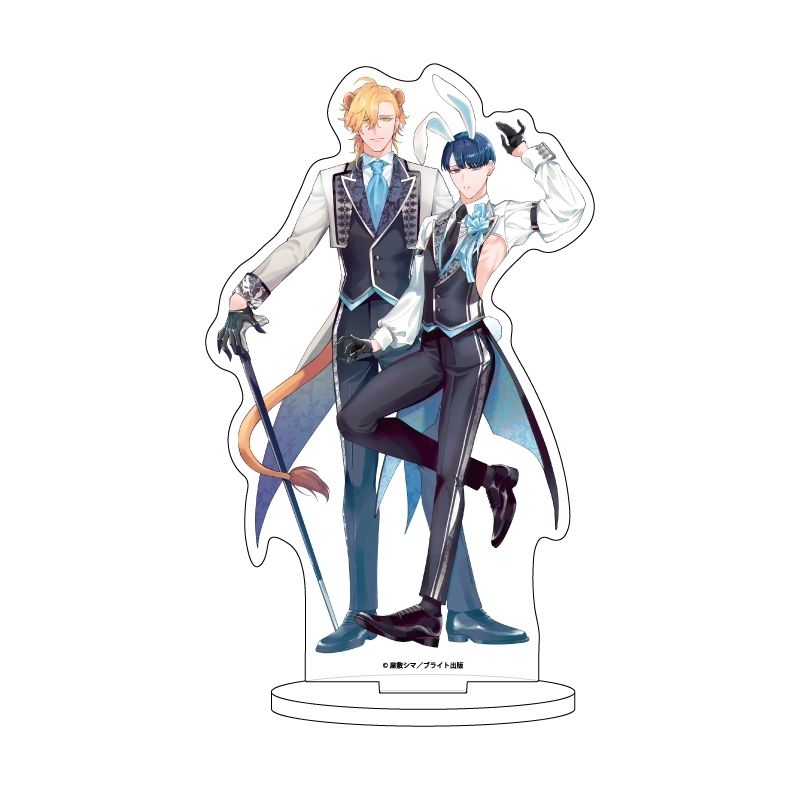 (PO) Acrylic Stand Piteous Beta is Not Aware of Love 01 Isezaki Ryosuke & Seno Suzuharu (Original Illustration)