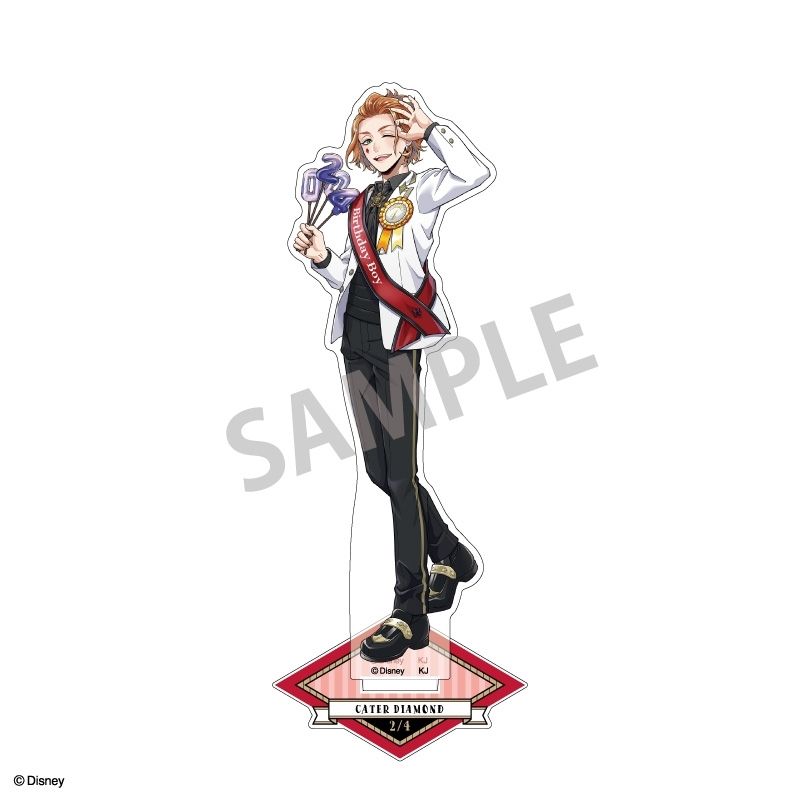 (PO) Disney Twisted Wonderland Acrylic Stand Cater Diamond Omekashi Birthday Ver.