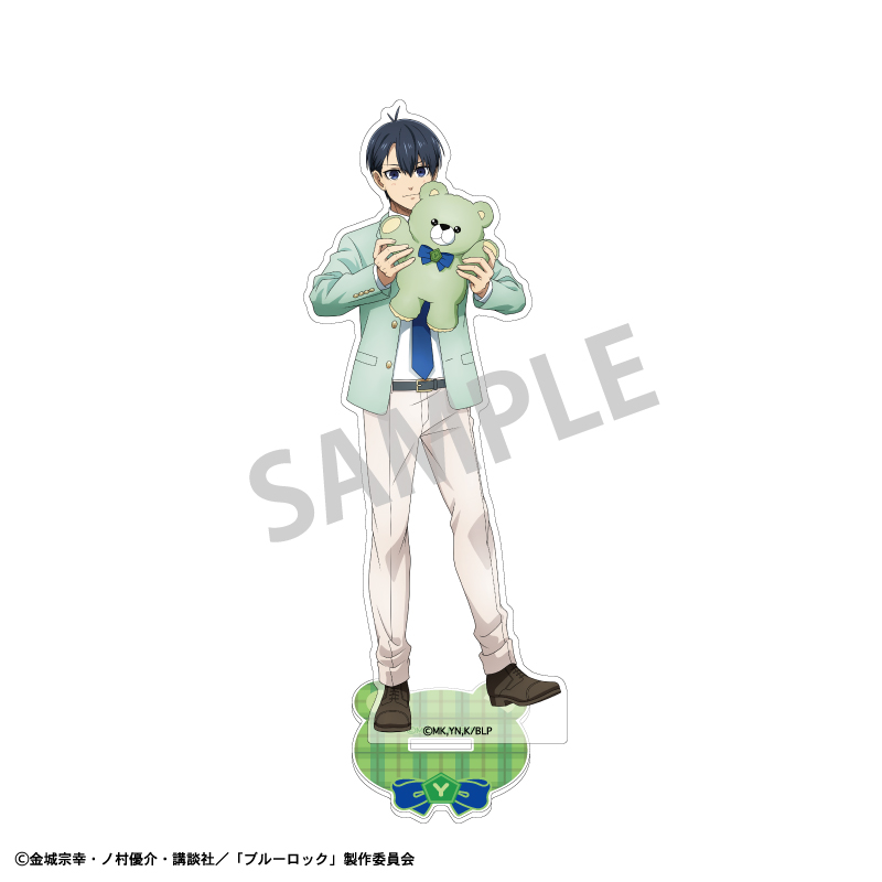 (PO) Blue Lock Acrylic Stand Isagi Yoichi Teddy Bear