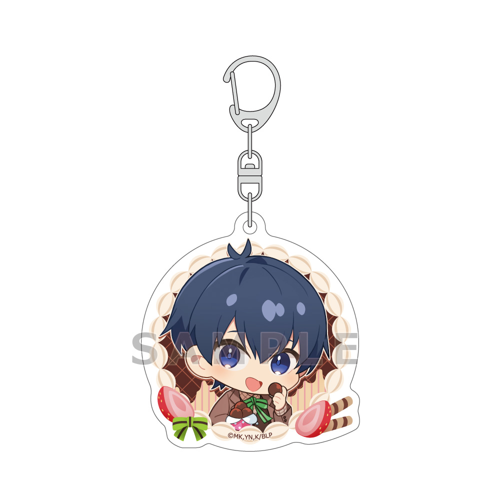 (PO) Blue Lock Acrylic Key Chain Isagi Yoichi / Chocolate Outfit