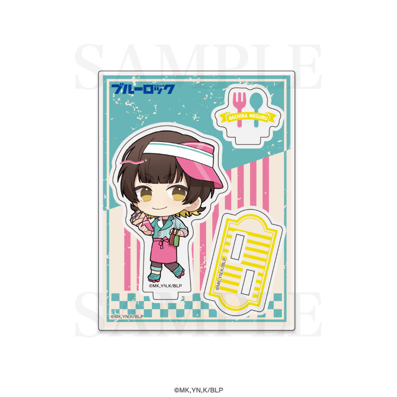 Blue Lock Blue Lock Diner Mini Character Acrylic Stand Bachira Meguru