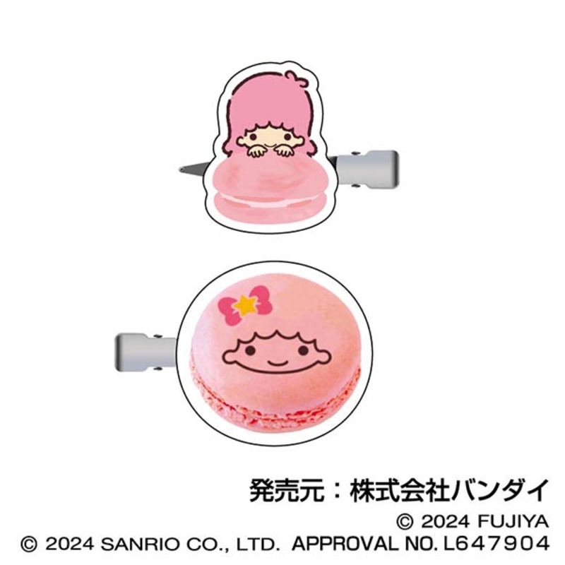 (PO) Sanrio Characters Macaron Hair Clip 08 Lala (Little Twin Stars)