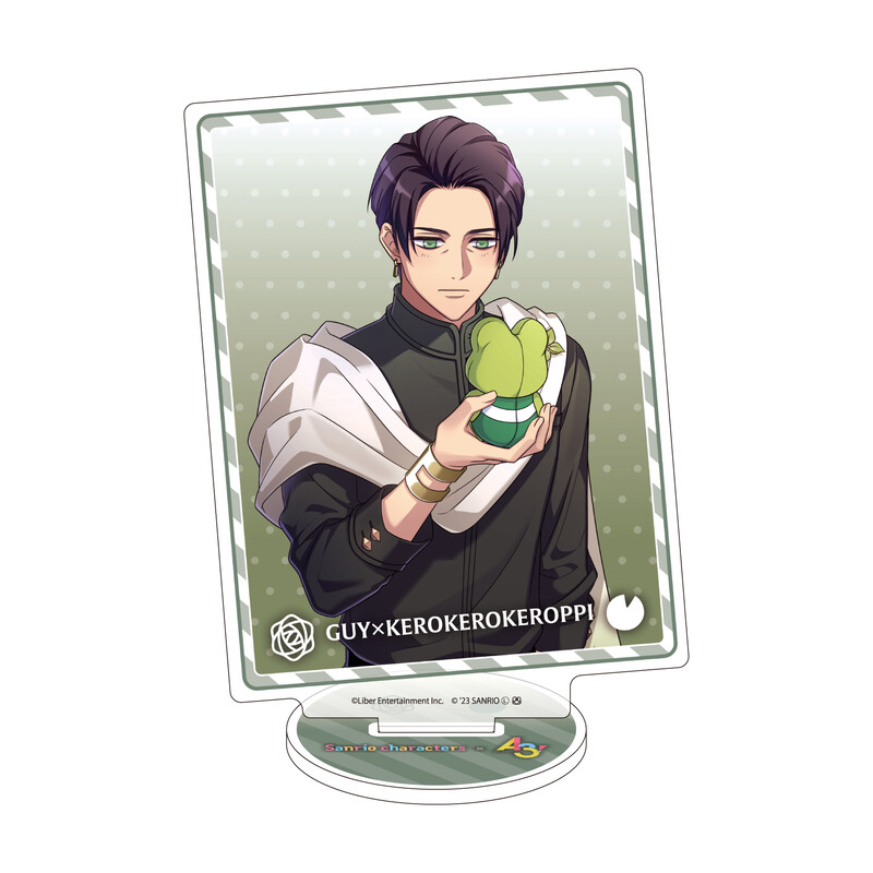 (PO) Acrylic Stand A3! x Sanrio Characters 12 Guy x Kero Kero Keroppi (Official Illustration)