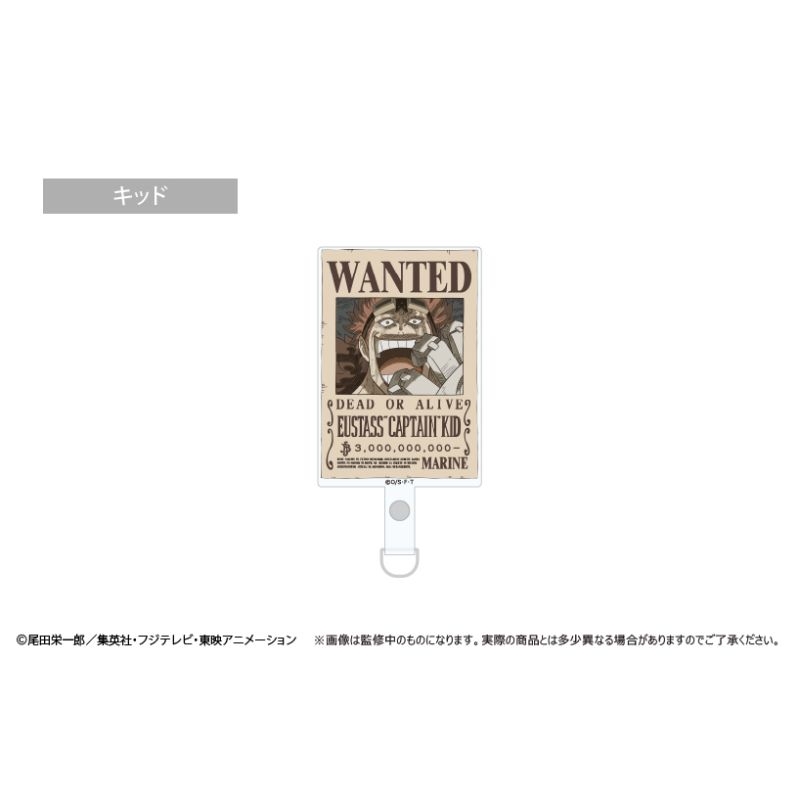 (PO) One Piece Wanted Poster Phone Tab Kid