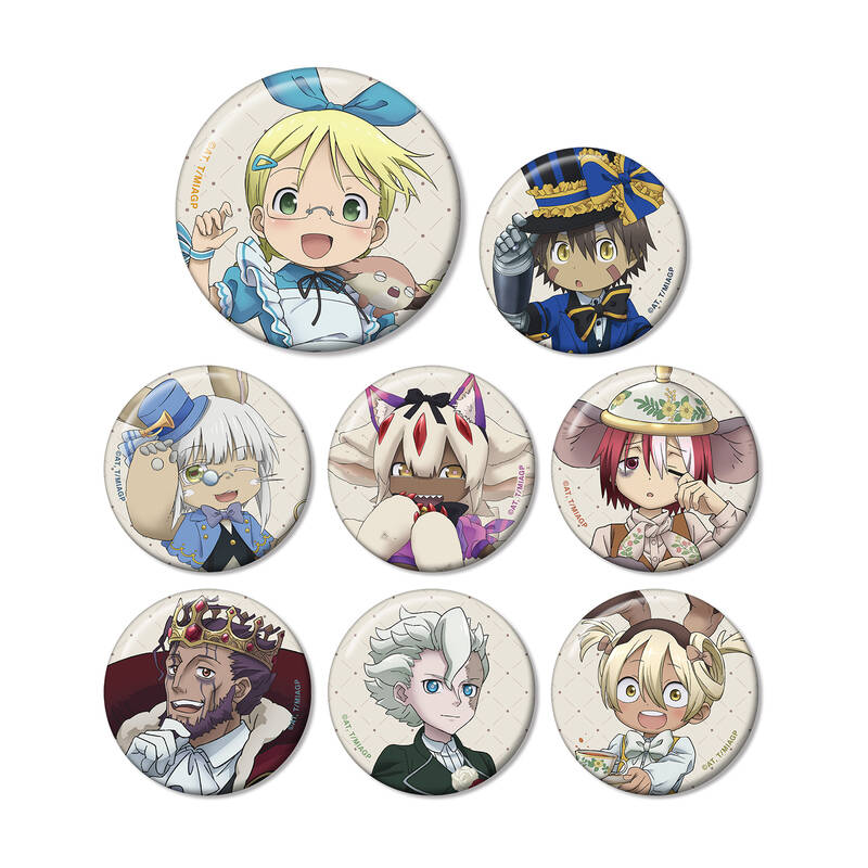 (PO) Made in Abyss: The Golden City of the Scorching Sun Original Illustration Alice in Wonderland Ver. Trading Can Badge [BOX]