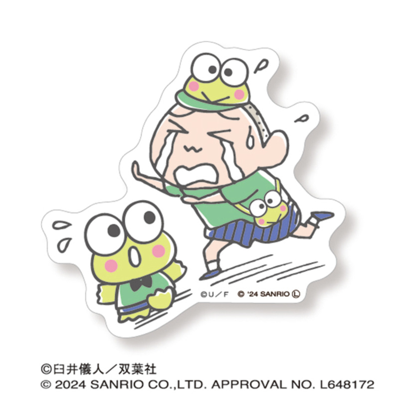 (PO) Crayon Shin-chan x Sanrio Characters Die-cut Sticker Mini 4
