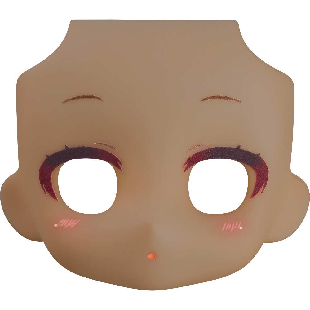 (PO) Nendoroid Doll Customizable Face Plate Narrowed Eyes: With Makeup (Cinnamon)