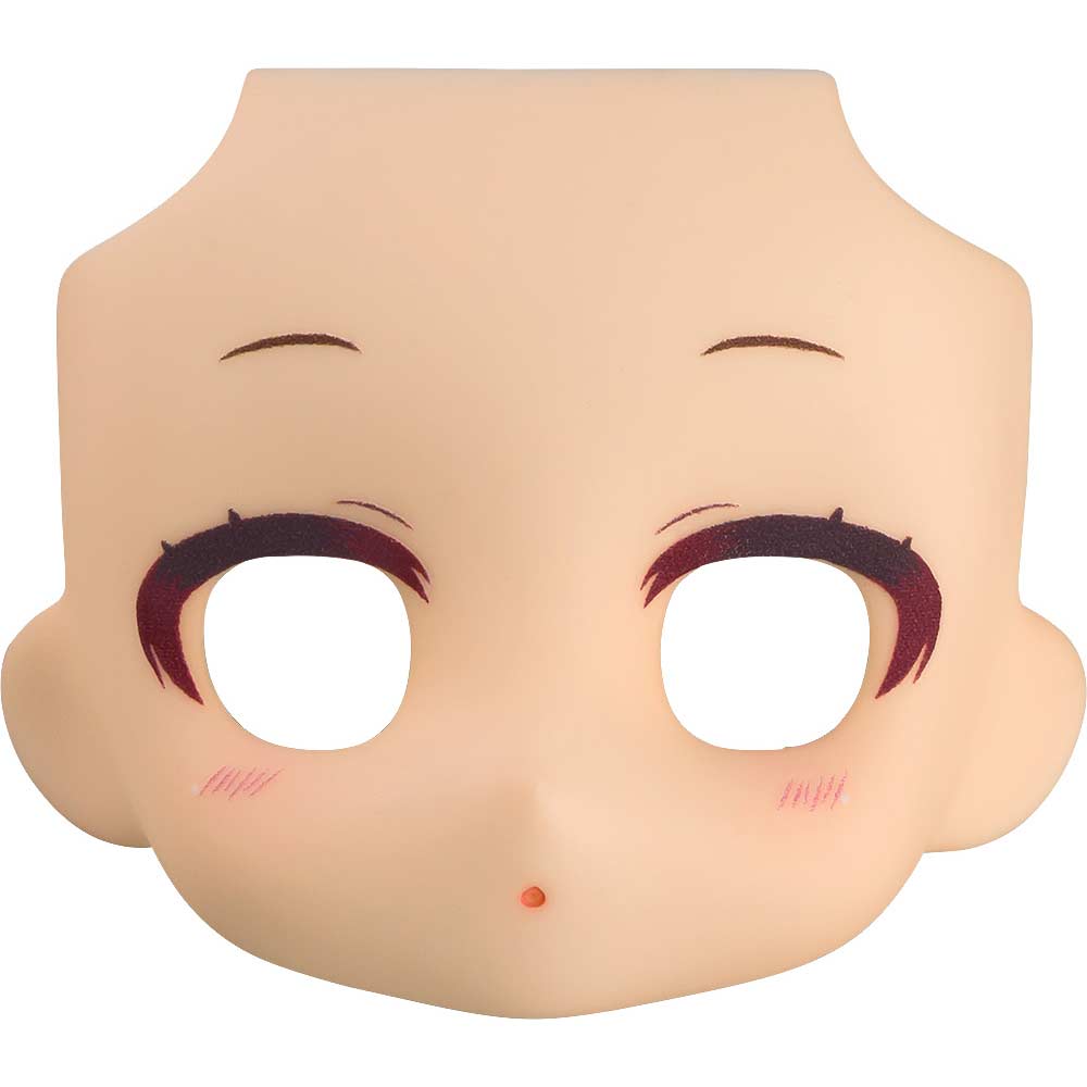 (PO) Nendoroid Doll Customizable Face Plate Narrowed Eyes: With Makeup (Almond Milk)