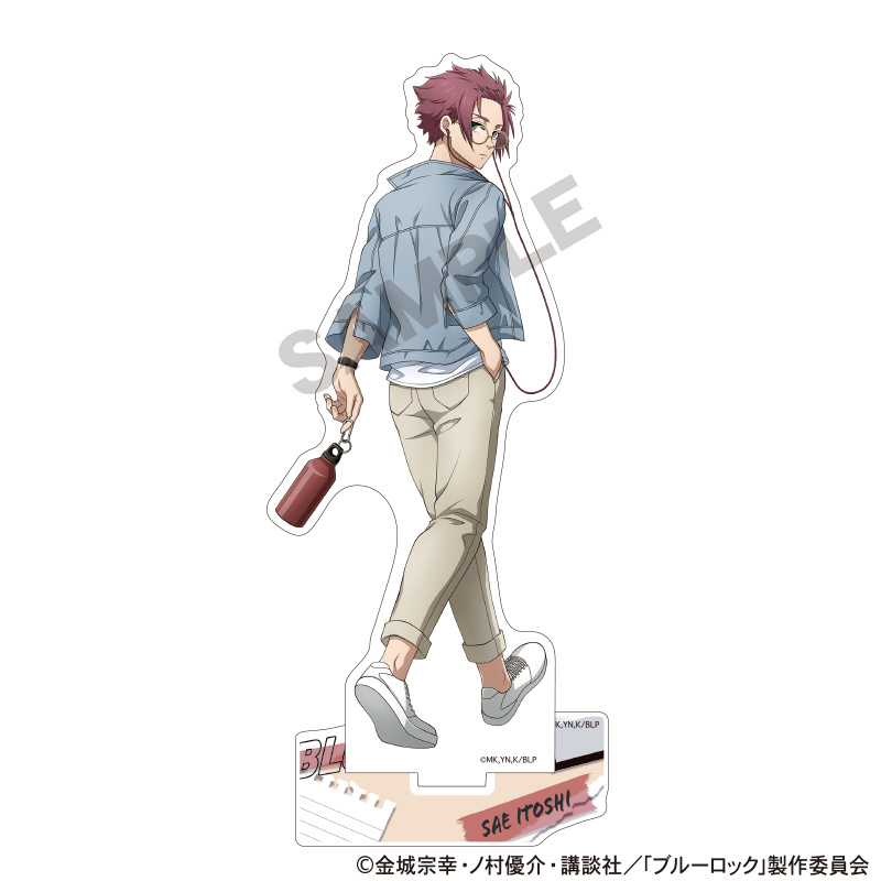 (PO) Blue Lock Acrylic Stand Itoshi Sae Holiday Glasses
