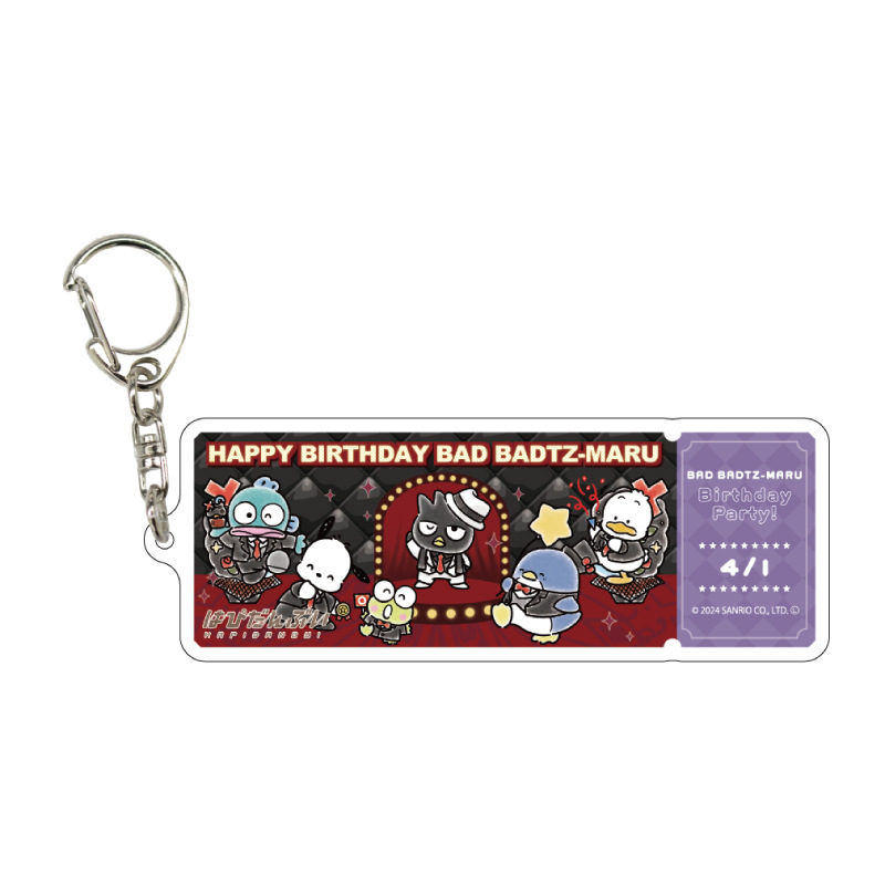 (PO) Deka Acrylic Key Chain HAPIDANBUI 03 Group Design (Graff Art Illustration)