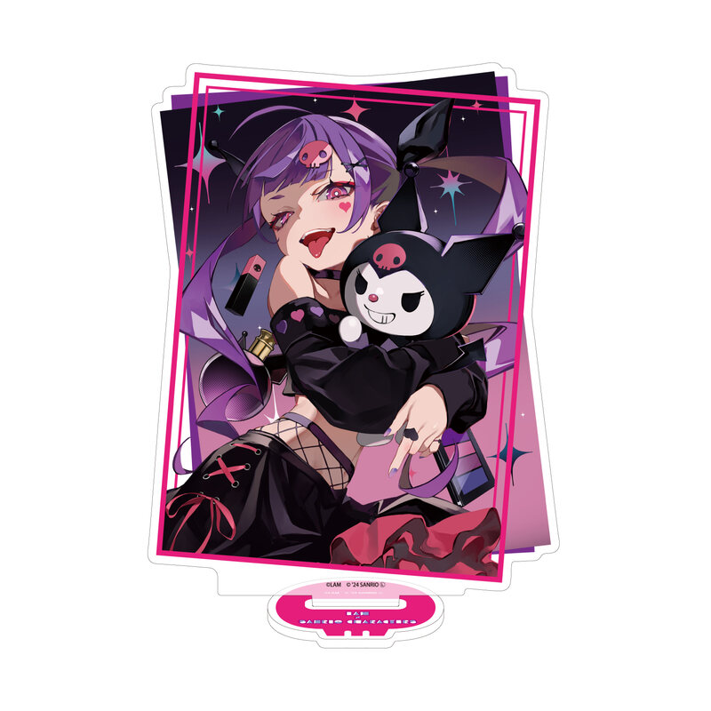 Acrylic Stand LAM x Sanrio Characters 05 Kuromi (Life-Size Illustration)