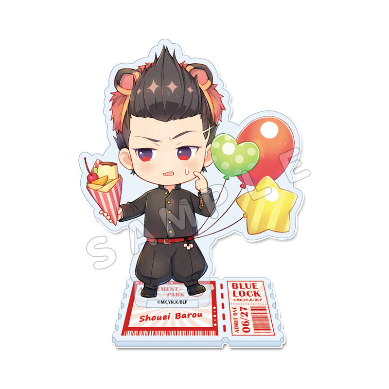 (PO) Blue Lock Puchichoko Acrylic Stand Barou Shouei Amusement Park