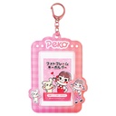 (PO) Peko-chan Photo Frame Key Chain Pink x Red