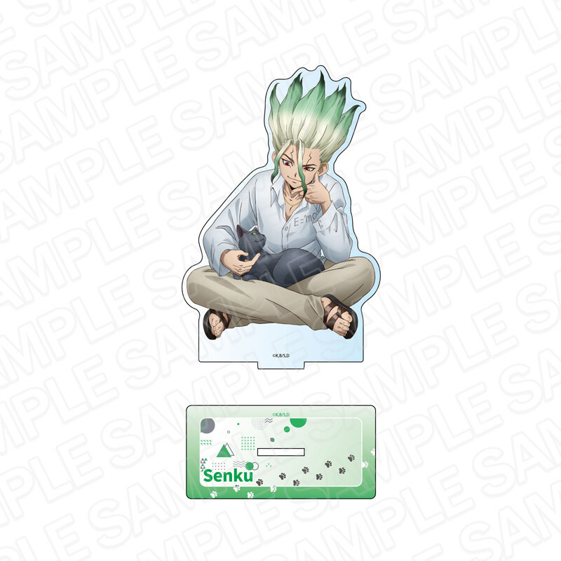 (PO) Dr. Stone Acrylic Figure Ishigami Senku Neko to Issho Ver.