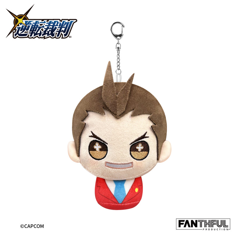 (PO) Ace Attorney Series Plush Keychain Odoroki Hosuke