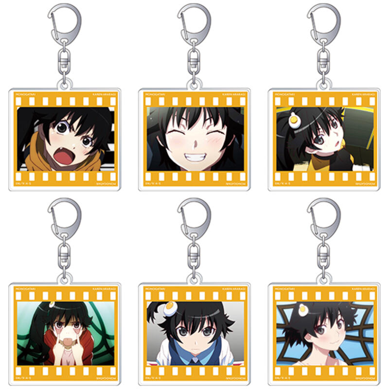 Monogatari Series Acrylic Key Chain Collection Araragi Karen [BOX]