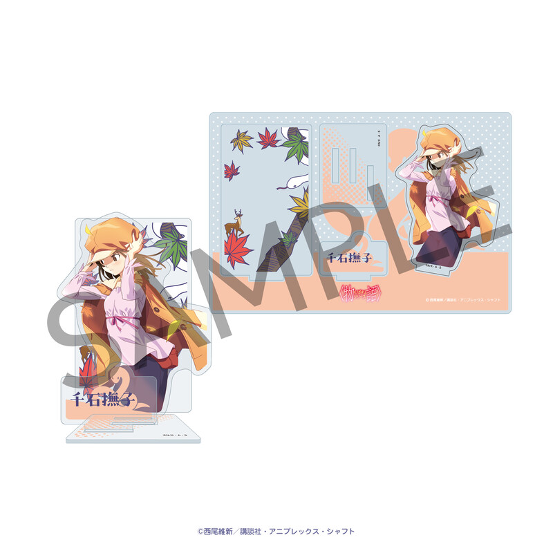 (PO) Charaditional Toy Monogatari Series Hanafuda Pattern Acrylic Stand Sengoku Nadeko