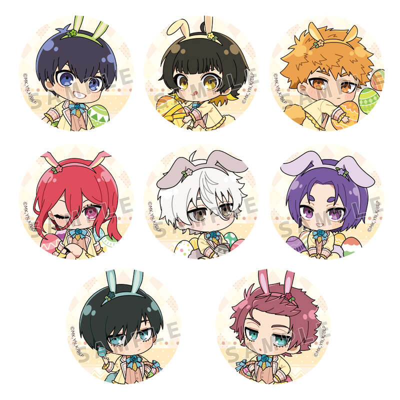 (PO) Blue Lock Can Badge Box Easter / Mini Character [BOX]