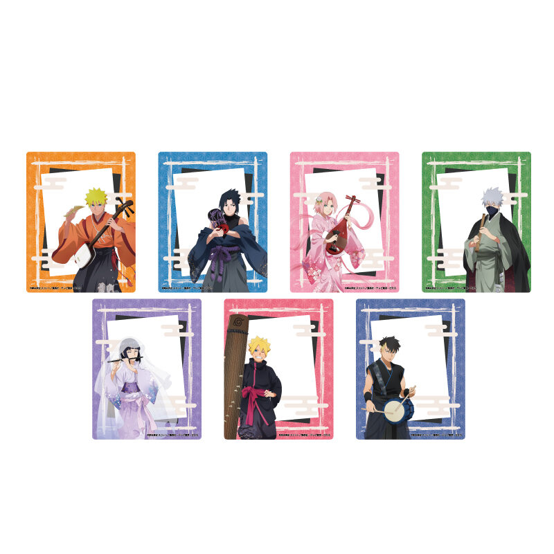 (PO) Acrylic Card NARUTO & BORUTO 03 Traditional Japanese Musical Instruments Ver. (Original Illustration) [BOX]