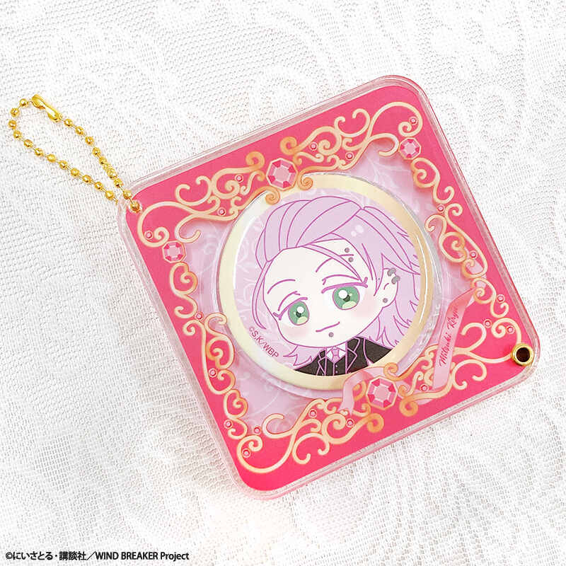 (PO) Wind Breaker Acrylic Frame & Can Badge Set Kiryu Mitsuki