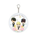 (PO) Deka Acrylic Key Chain Moriarty the Patriot 02 Moran & Fred & Bonde (Mini Character Illustration)