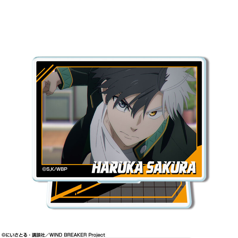 Wind Breaker Mini Acrylic Stand Design 01 Sakura Haruka A