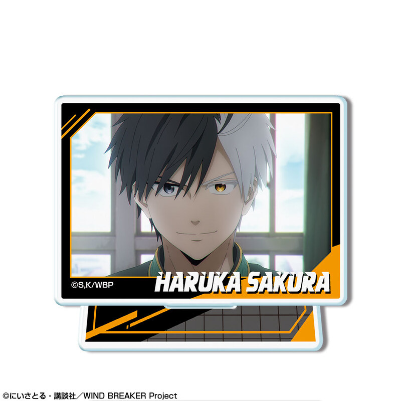 (PO) Wind Breaker Mini Acrylic Stand Design 08 Sakura Haruka H
