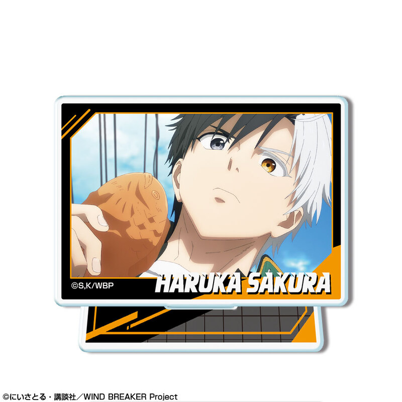 (PO) Wind Breaker Mini Acrylic Stand Design 09 Sakura Haruka I
