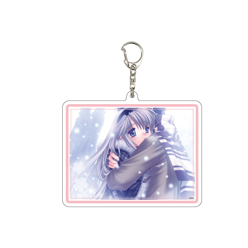 (PO) Deka Acrylic Key Chain CLANNAD 04 Sakagami Tomoyo (Official Illustration)