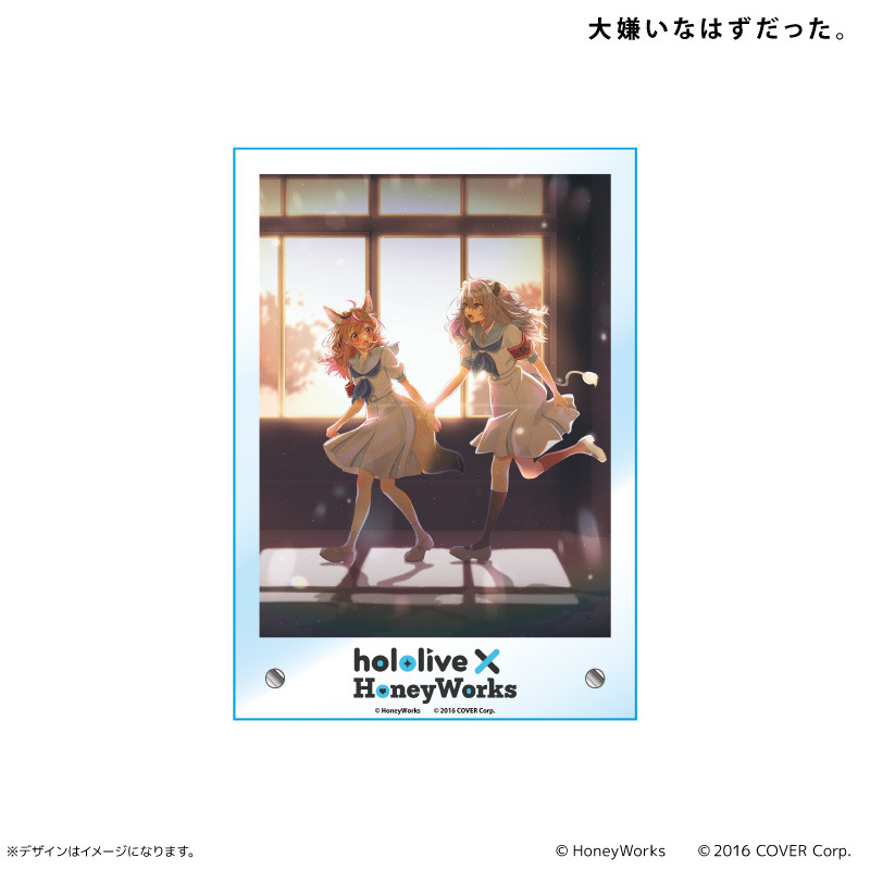 (PO) hololive x HoneyWorks Acrylic Board Daikiraina Hazu datta