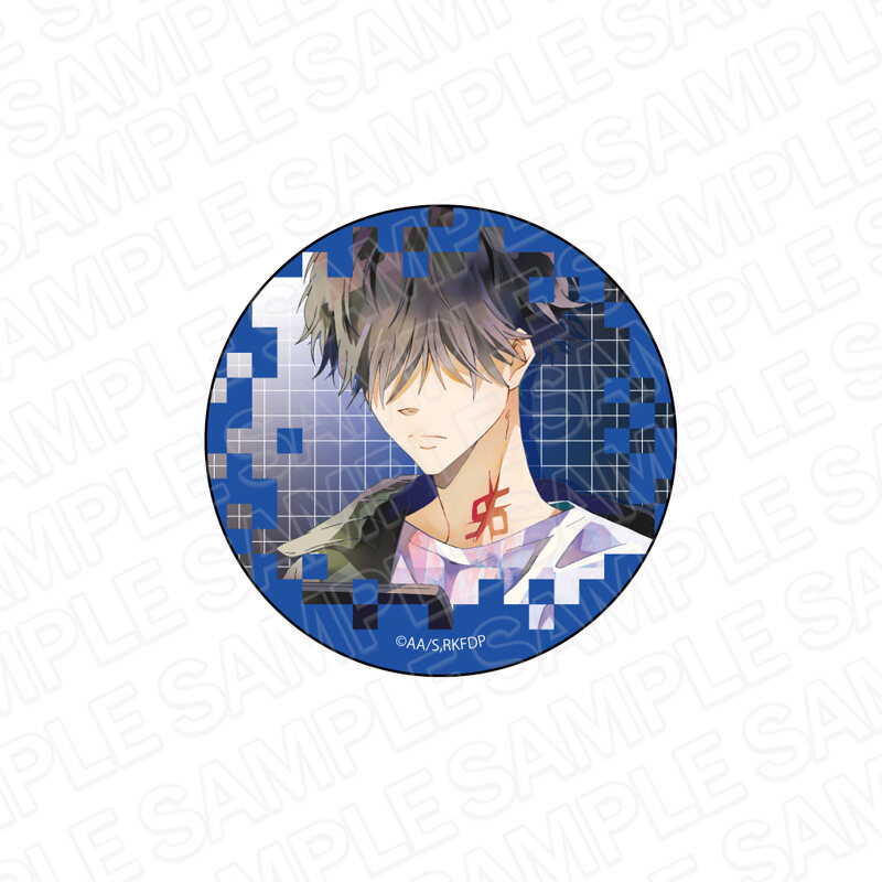 (PO) Ron Kamonohashi: Deranged Detective Can Badge Pale Tone Series Kamonohashi Ron B
