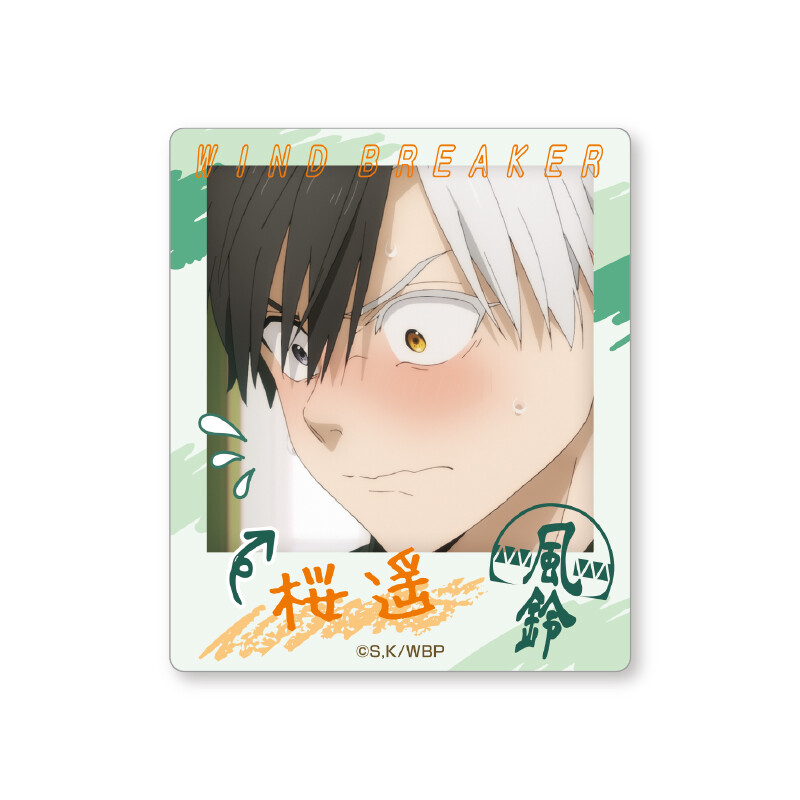 (PO) Wind Breaker Instant Photo Magnet Sakura A
