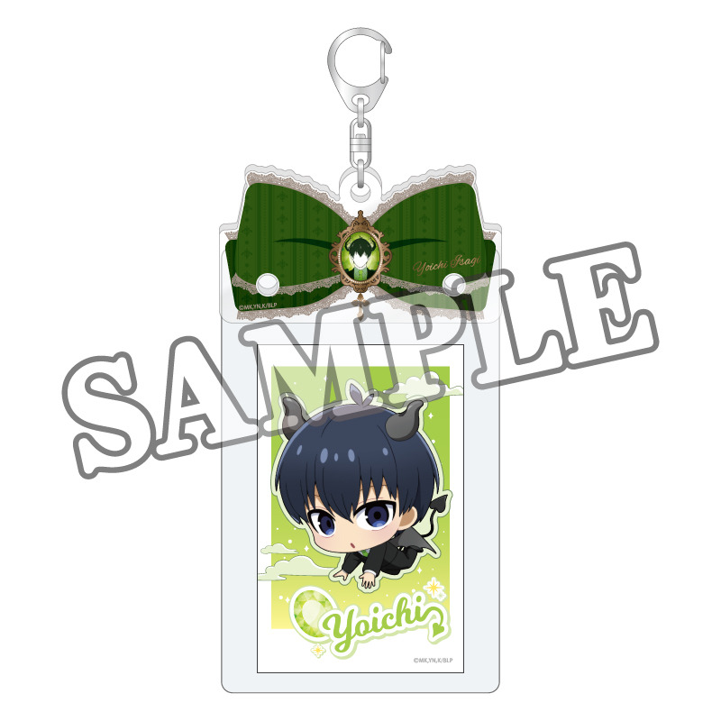 (PO) Blue Lock Acrylic Card Case with Photo Card The Seven Deadly Sinners Motif Isagi Yoichi