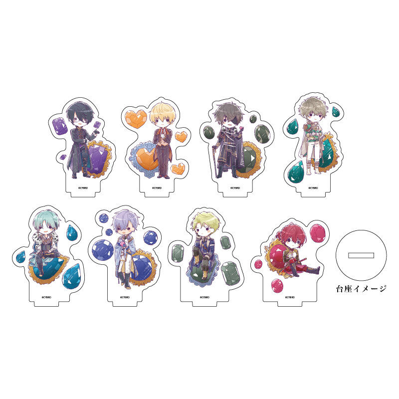 (PO) Acrylic Petit Stand Ikemen Prince: Beauty and Her Beast 05 Jewelry Ver. (Graff Art Illustration) [BOX]