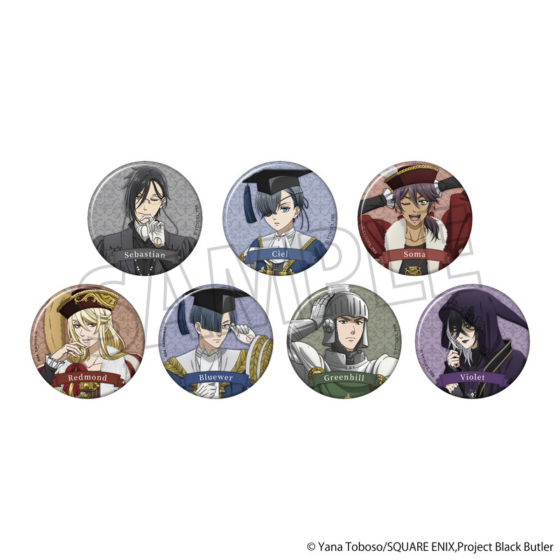 Black Butler Public School Arc Chara Badge Collection [BOX]