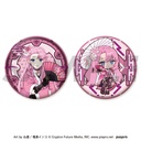 Piapro Characters -Japunk Style- Hologram Can Badge Set Megurine Luka