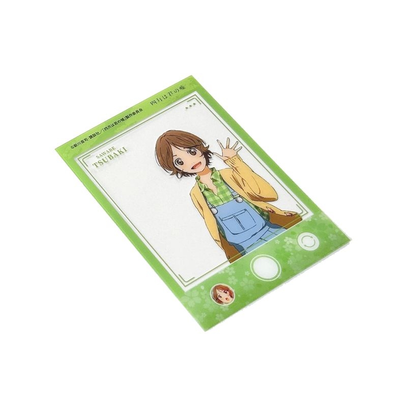 (PO) Your Lie in April Transparent Character Card Sawabe Tsubaki
