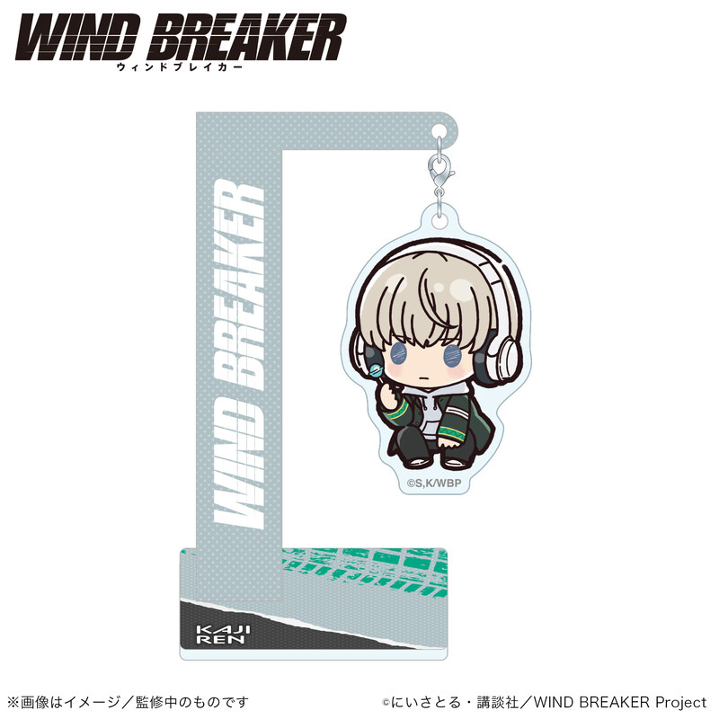 (PO) Wind Breaker Yurayura Acrylic Stand Kaji Ren Petit Kyun Series