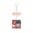 Linked Acrylic Key Chain Reborn! x SANRIO CHARACTERS 05 Hibari Kyoya x Hello Kitty (Mini Character Illustration)