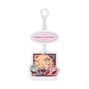 (PO) Linked Acrylic Key Chain Reborn! x SANRIO CHARACTERS 09 Belphegor x Little Twin Stars (Mini Character Illustration)