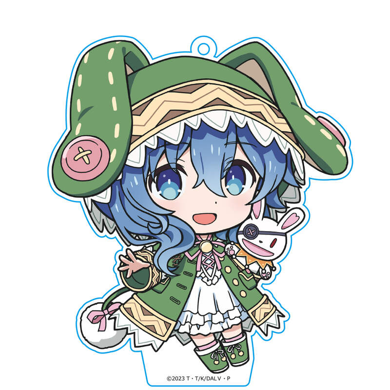 (PO) Date A Live V Puni Colle! Key Chain (with Stand) Yoshino
