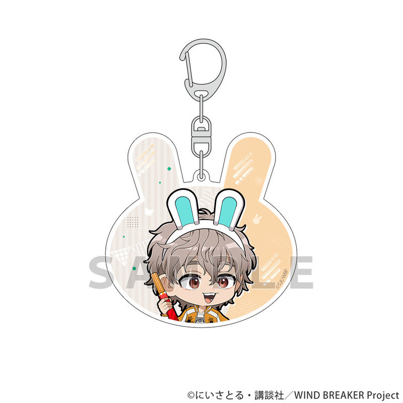 (PO) Wind Breaker Acrylic Key Chain Tomiyama Choji / Amusement Park