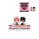 (PO) Acrylic Coaster Stand Yankee Finds His Bias and Destiny 01 Taku & Rui (Mini Character Illustration)