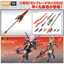 (PO) M.S.G Modeling Support Goods Heavy Weapon Unit 52 Gun Blade Lance 2 Black Ver.