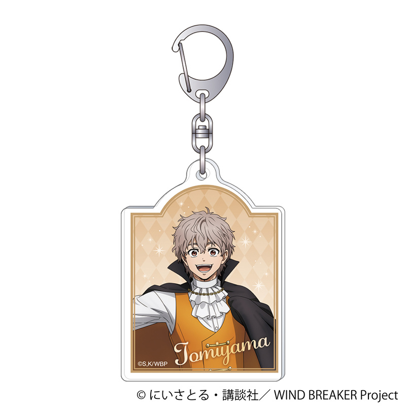 (PO) Wind Breaker Acrylic Key Chain Tomiyama Choji (October, 2024 Edition)
