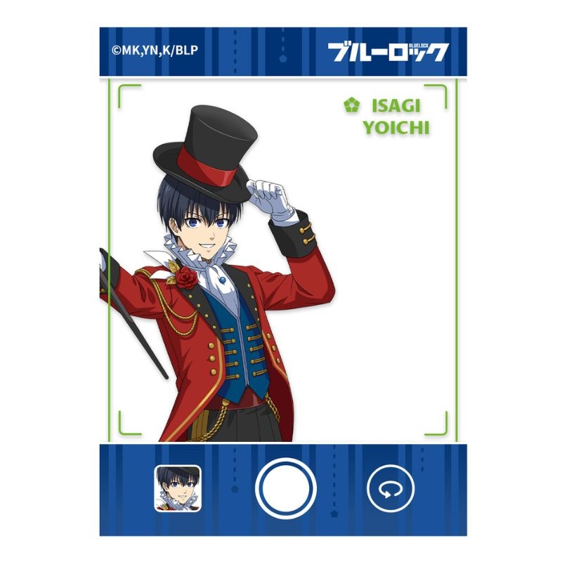 (PO) Blue Lock (Circus Ver.) Transparent Character Card Isagi Yoichi