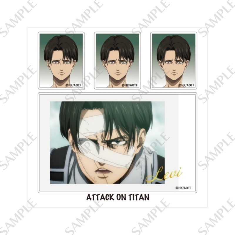 (PO) Attack on Titan Sticker Levi B