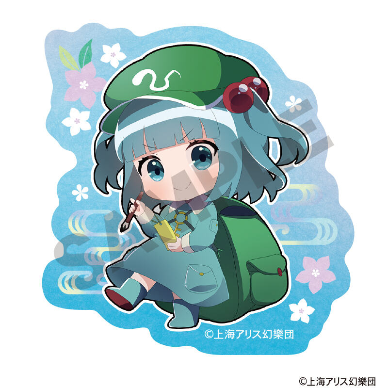 (PO) Touhou Project Die-cut Sticker Kawashiro Nitori Mini Character Nagoshi no Harae